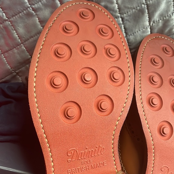 Loake 1880 Made in England Worton Brogues wingtip lace up dress shoes size 7 men - Picture 7 of 10